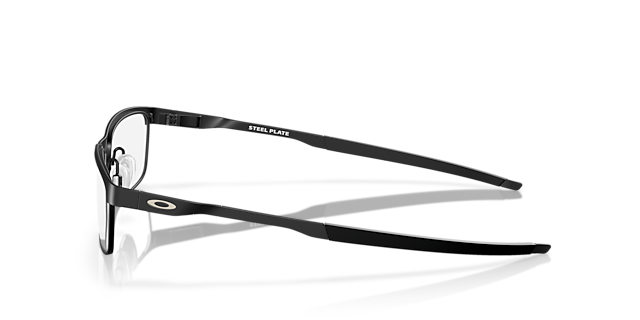 Steel Plate™ Kohlepulver MetallEyeglass Frames von B24, Seitenansicht