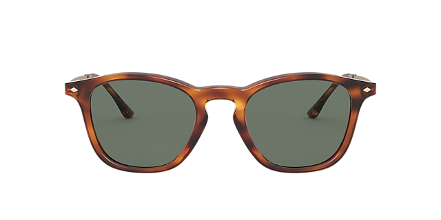 AR8128 Havana AcetaatSunglass Frames van B24, Vooraanzicht