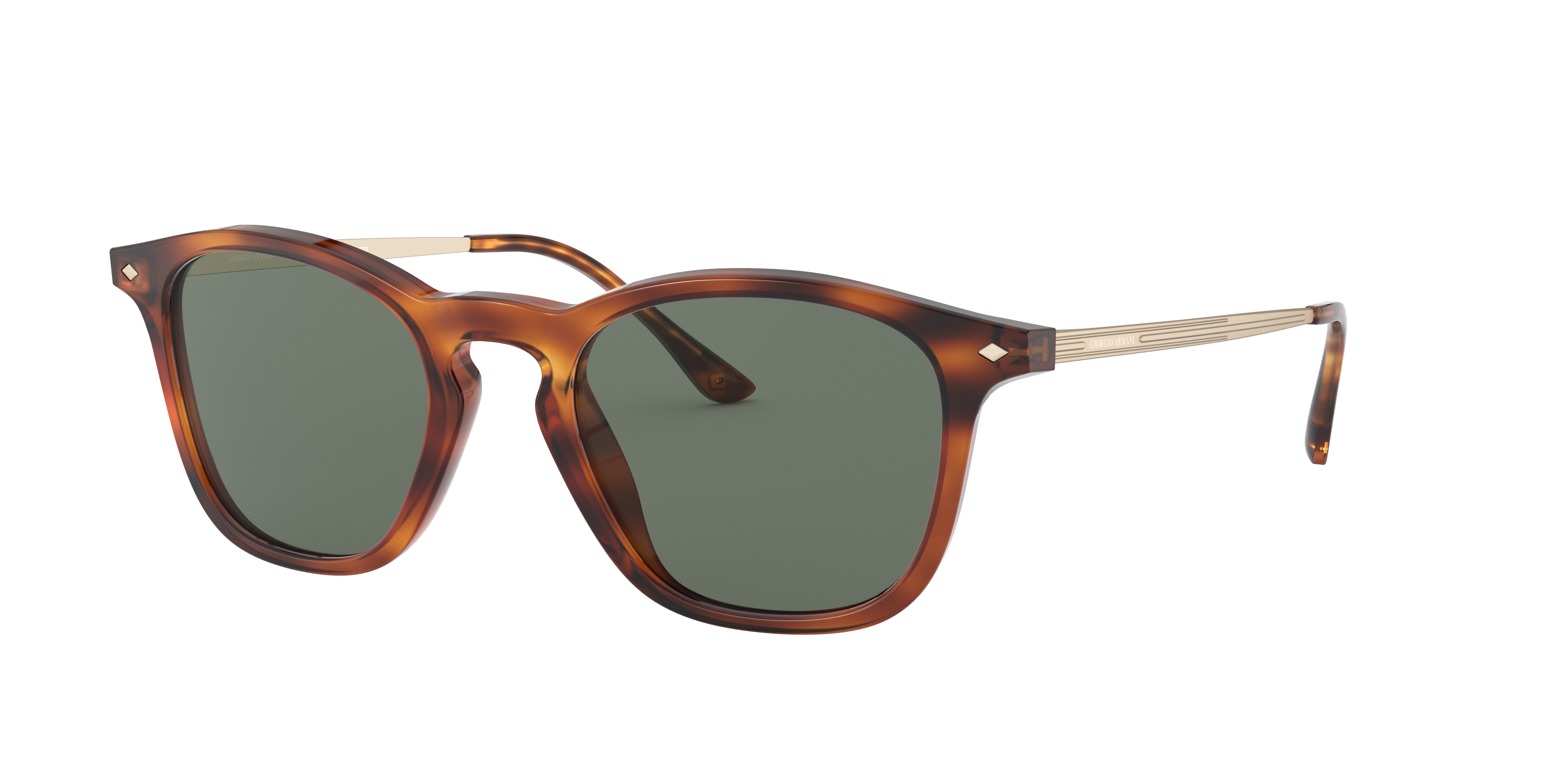 AR8128 Havana AcetatSunglass Frames von B24, Dreiviertelansicht