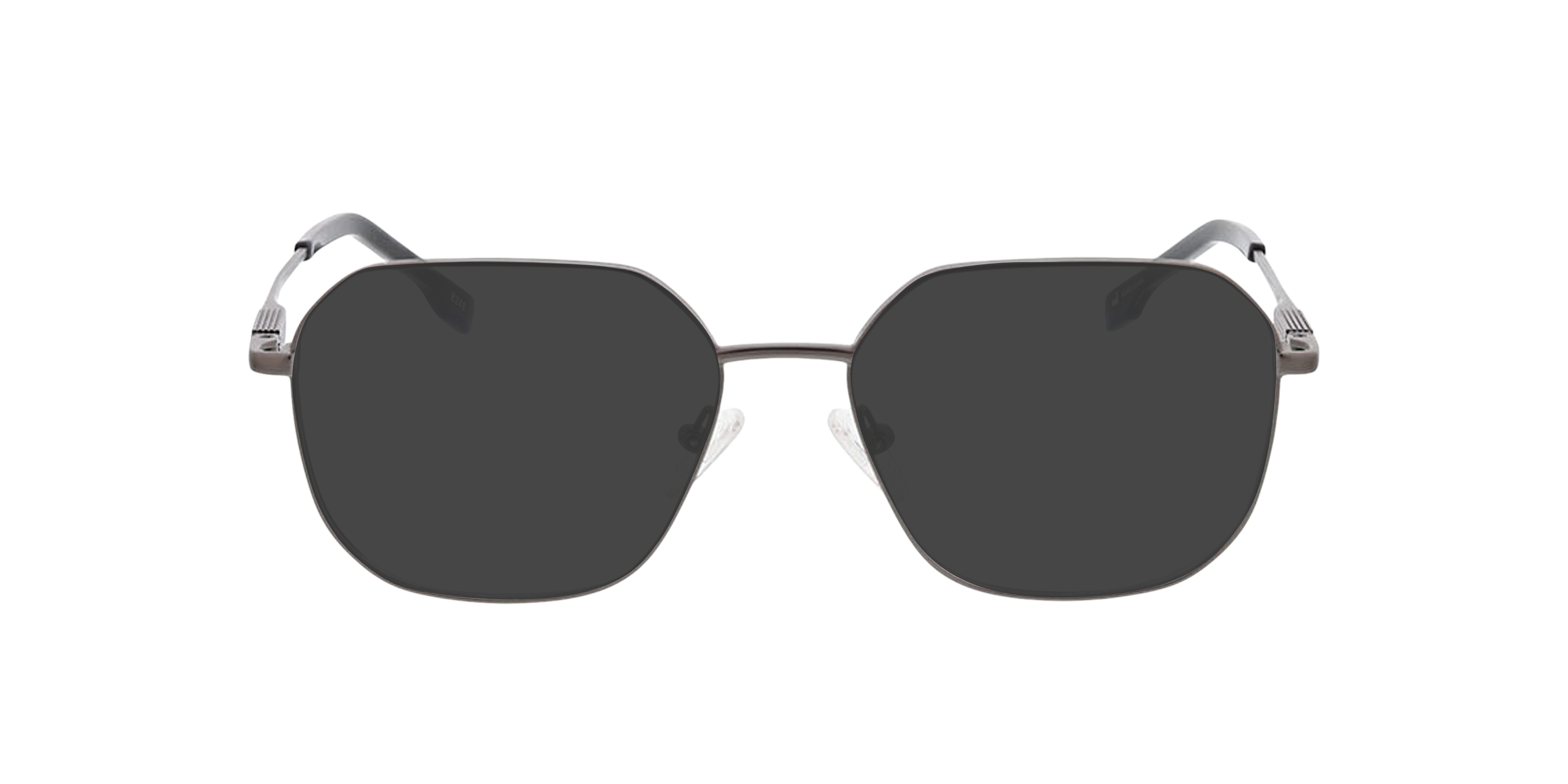 Düsseldorf Mat gunmetal MetaalEyeglass Frames van B24, met getinte lenzen