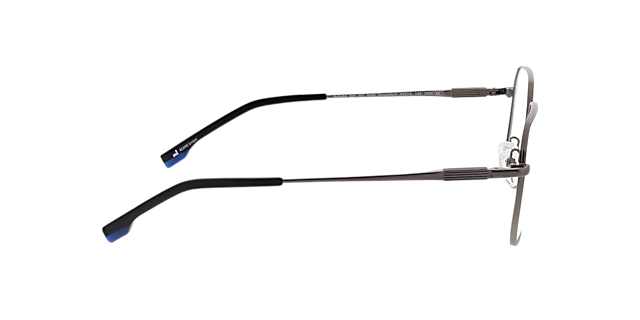 Düsseldorf Mat gunmetal MetaalEyeglass Frames van B24, Zijaanzicht