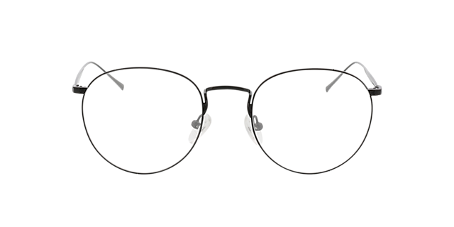 Macon Schwarz MetallEyeglass Frames von B24, Vorderansicht