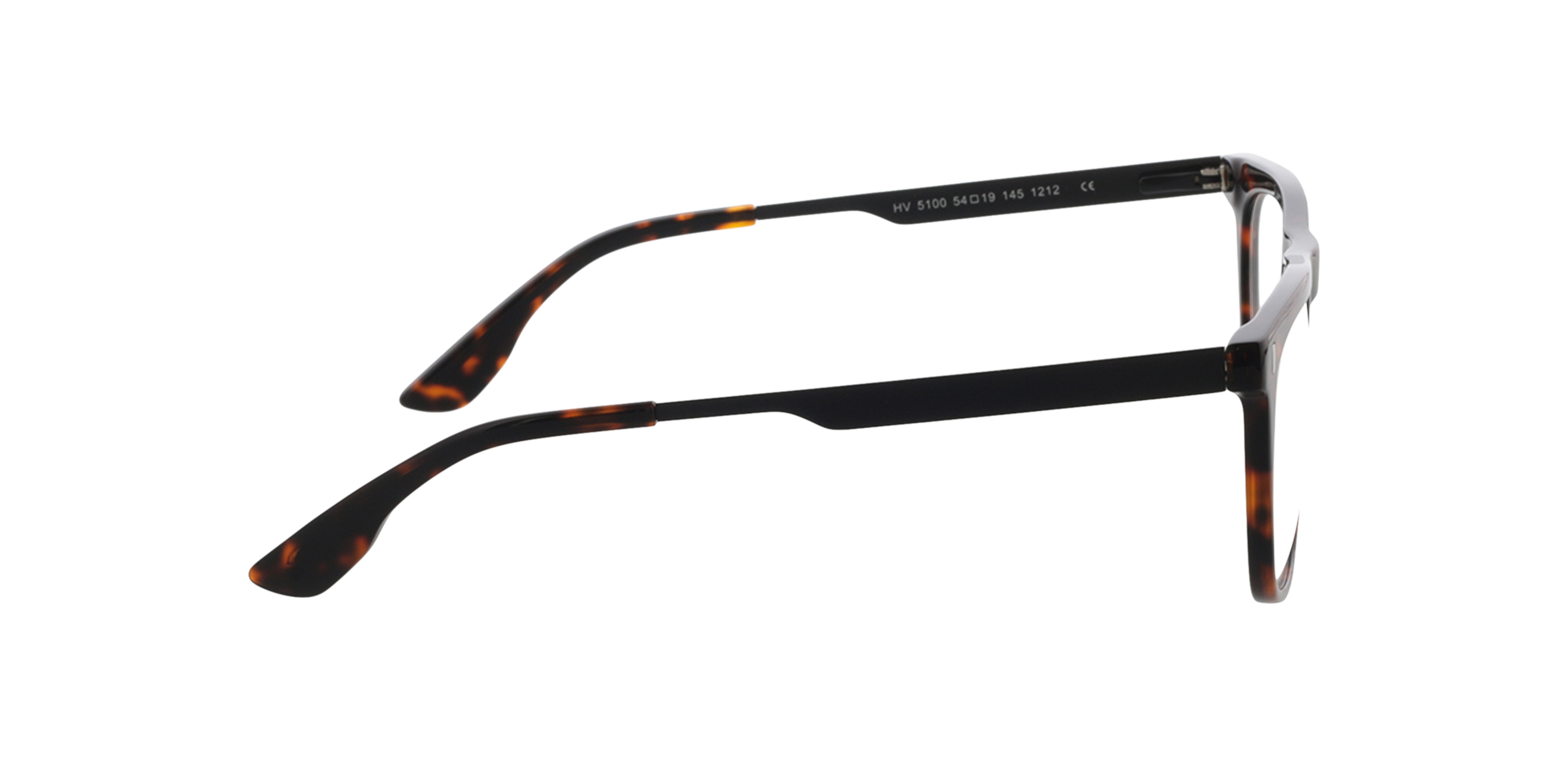 Rufus Havana AcetaatEyeglass Frames van B24, Zijaanzicht