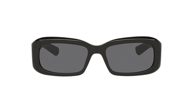 SL 809 Zwart AcetaatSunglass Frames van B24, met getinte lenzen