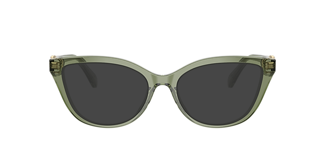 MK4164U Green Transparent AcetatEyeglass Frames von B24, mit getönten Gläsern