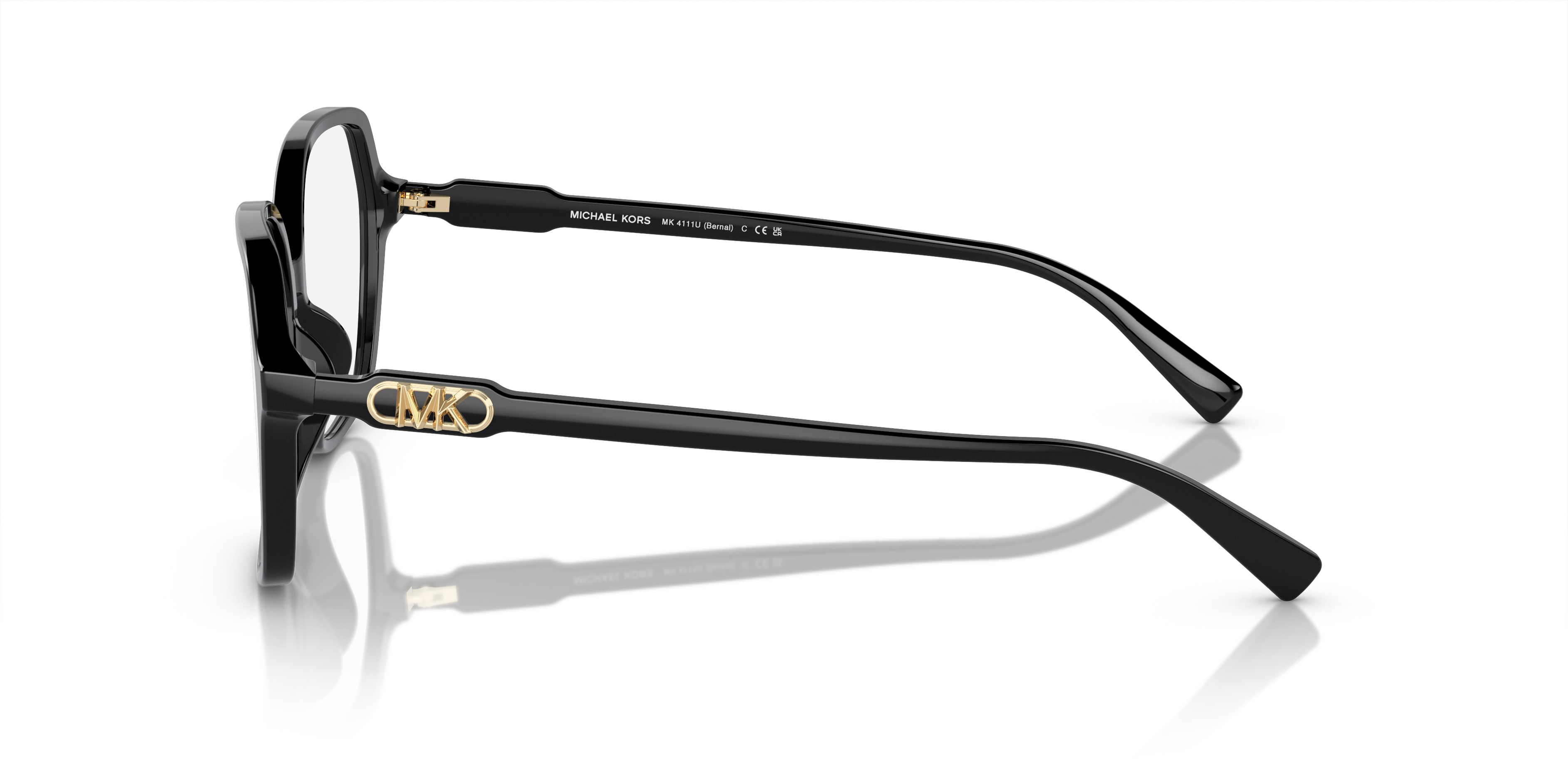 MK4111U Zwart AcetaatEyeglass Frames van B24, Zijaanzicht