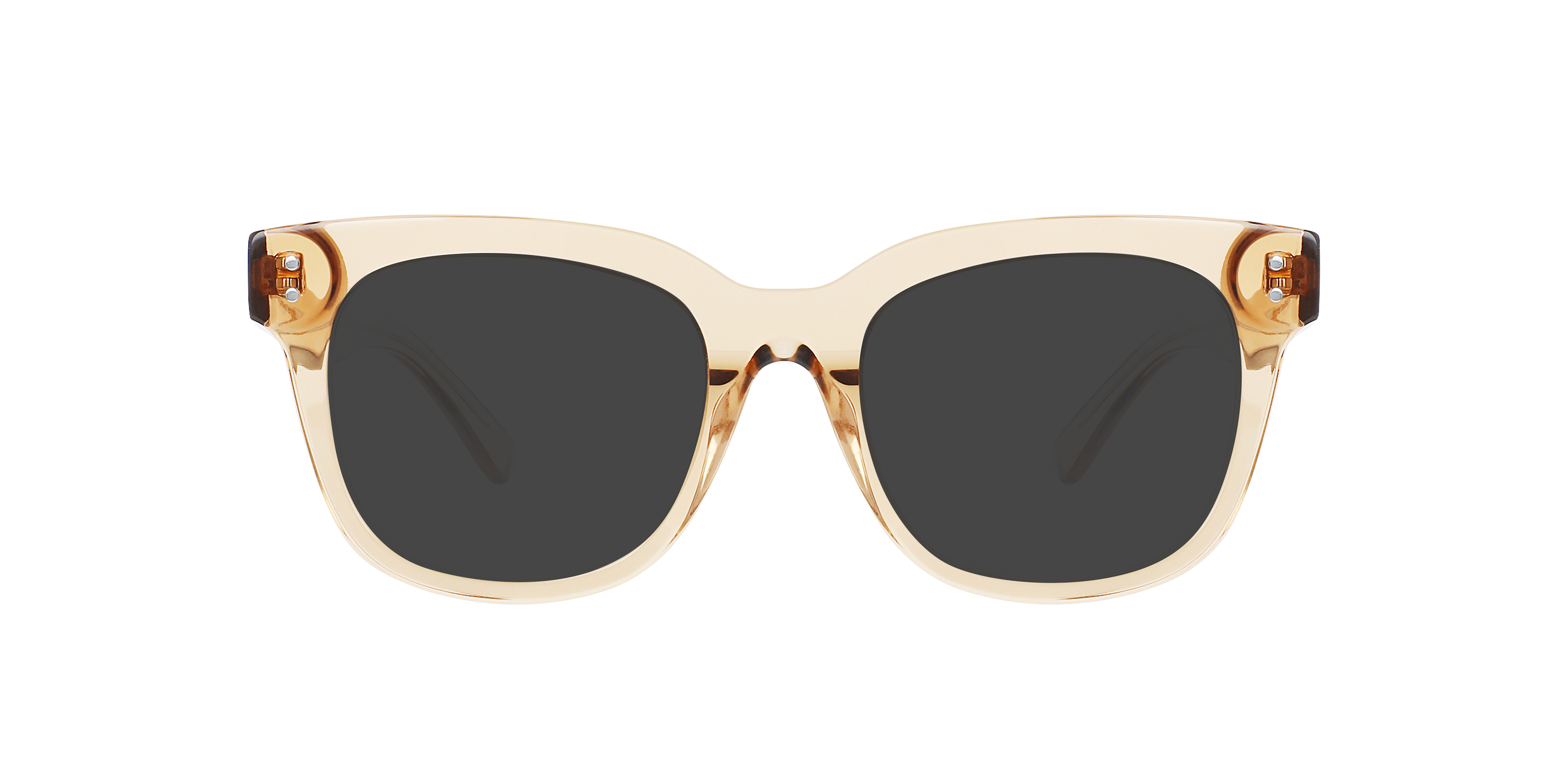 Danny Crystal Caramel AcetatEyeglass Frames von B24, mit getönten Gläsern