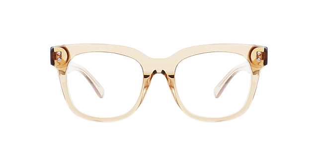 Danny Crystal Caramel AcetaatEyeglass Frames van B24, Vooraanzicht