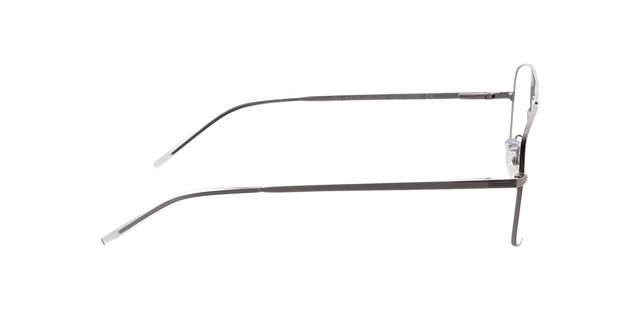 Douglas Matt Silver  &  Crystal MetallEyeglass Frames von B24, Seitenansicht