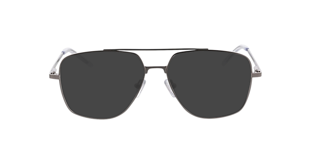 Douglas Matt Silver  &  Crystal MetallEyeglass Frames von B24, mit getönten Gläsern