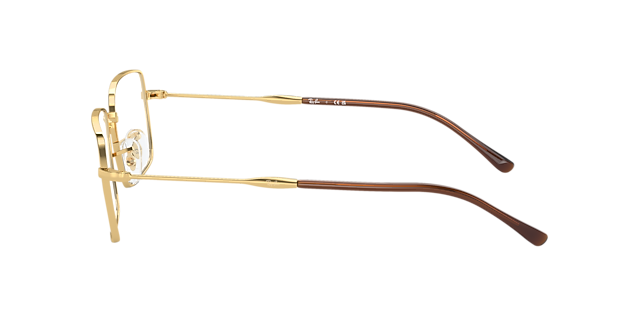 RB6520 Arista goud MetaalEyeglass Frames van B24, Zijaanzicht