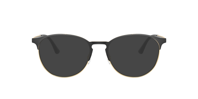RB6375 Schwarz auf Gold MetallEyeglass Frames von B24, mit getönten Gläsern