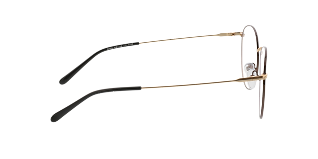 Louro Bruin & goud MetaalEyeglass Frames van B24, Zijaanzicht