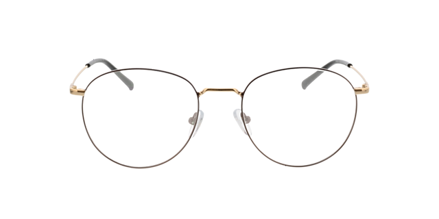 Louro Bruin & goud MetaalEyeglass Frames van B24, Vooraanzicht