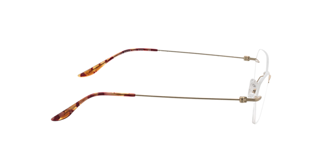 Westwood Matt Gold MetallEyeglass Frames von B24, Seitenansicht