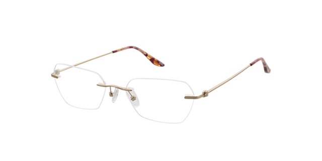 Westwood Matt Gold MetallEyeglass Frames von B24, Dreiviertelansicht