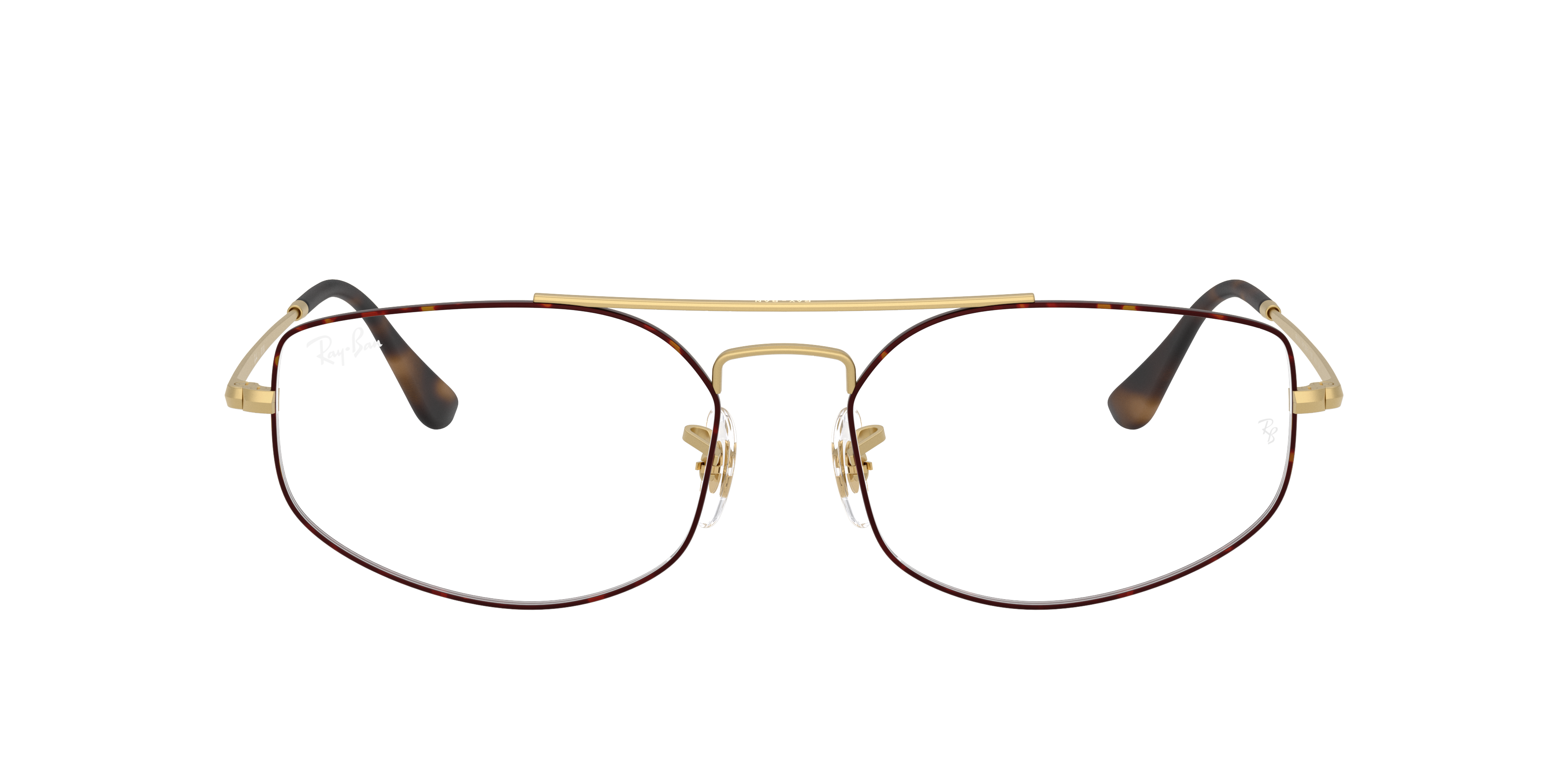 Thumbnail - Ray-Ban 8056262467299 Matte Havana On Matte Arista Gold/matte Havana On Matte Silver, Size: Large