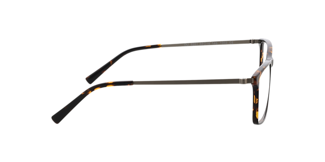 Perry Havana & matzilver AcetaatEyeglass Frames van B24, Zijaanzicht