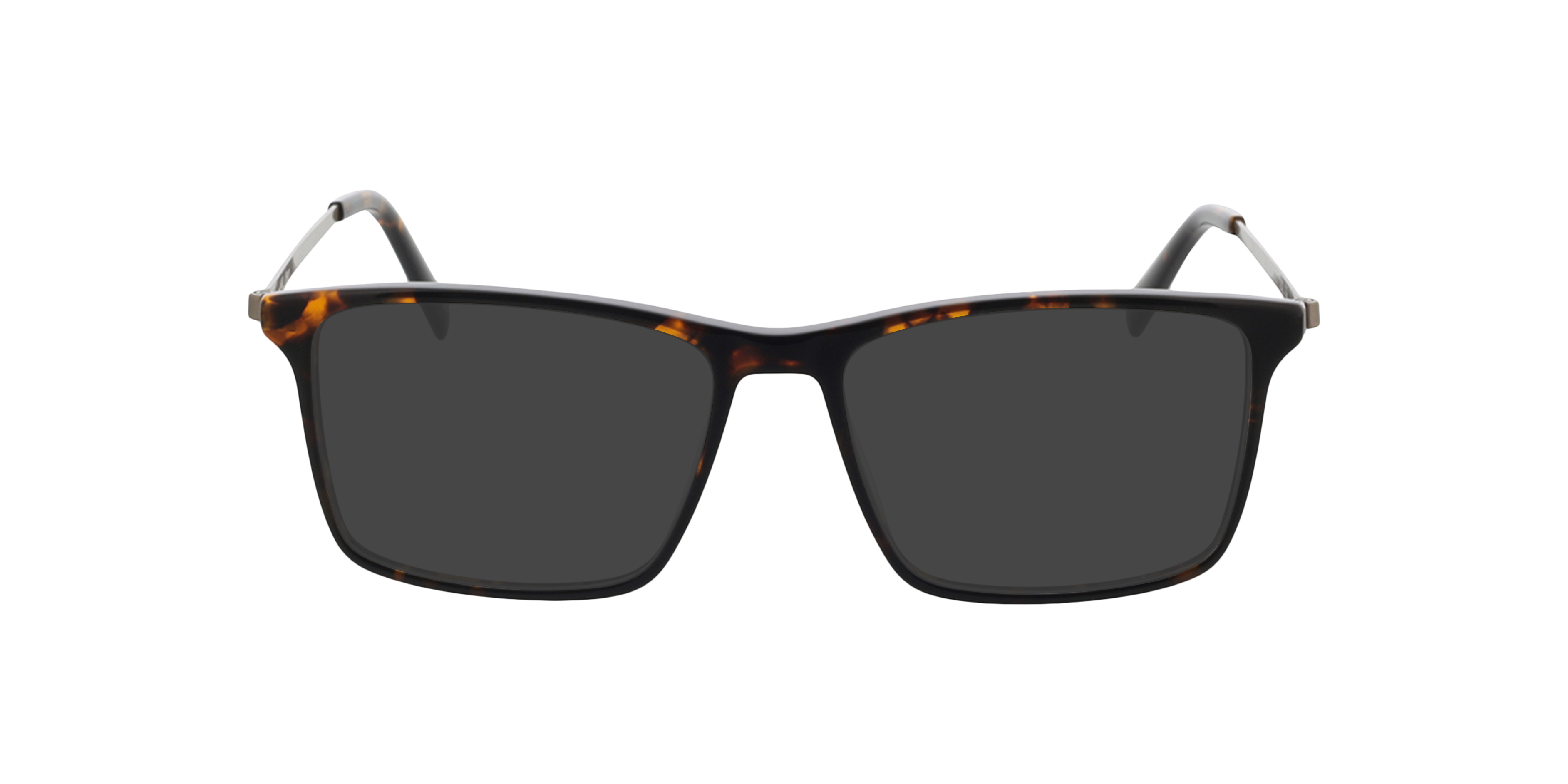 Perry Havana  &  matzilver AcetaatEyeglass Frames van B24, met getinte lenzen