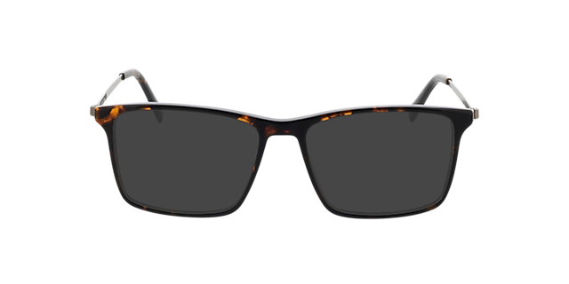 Perry Havana & matzilver AcetaatEyeglass Frames van B24, met getinte lenzen