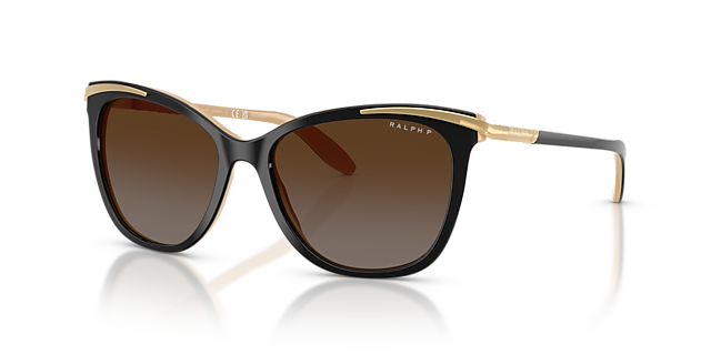 RA5203 Schwarz AcetatSunglass Frames von B24, Dreiviertelansicht