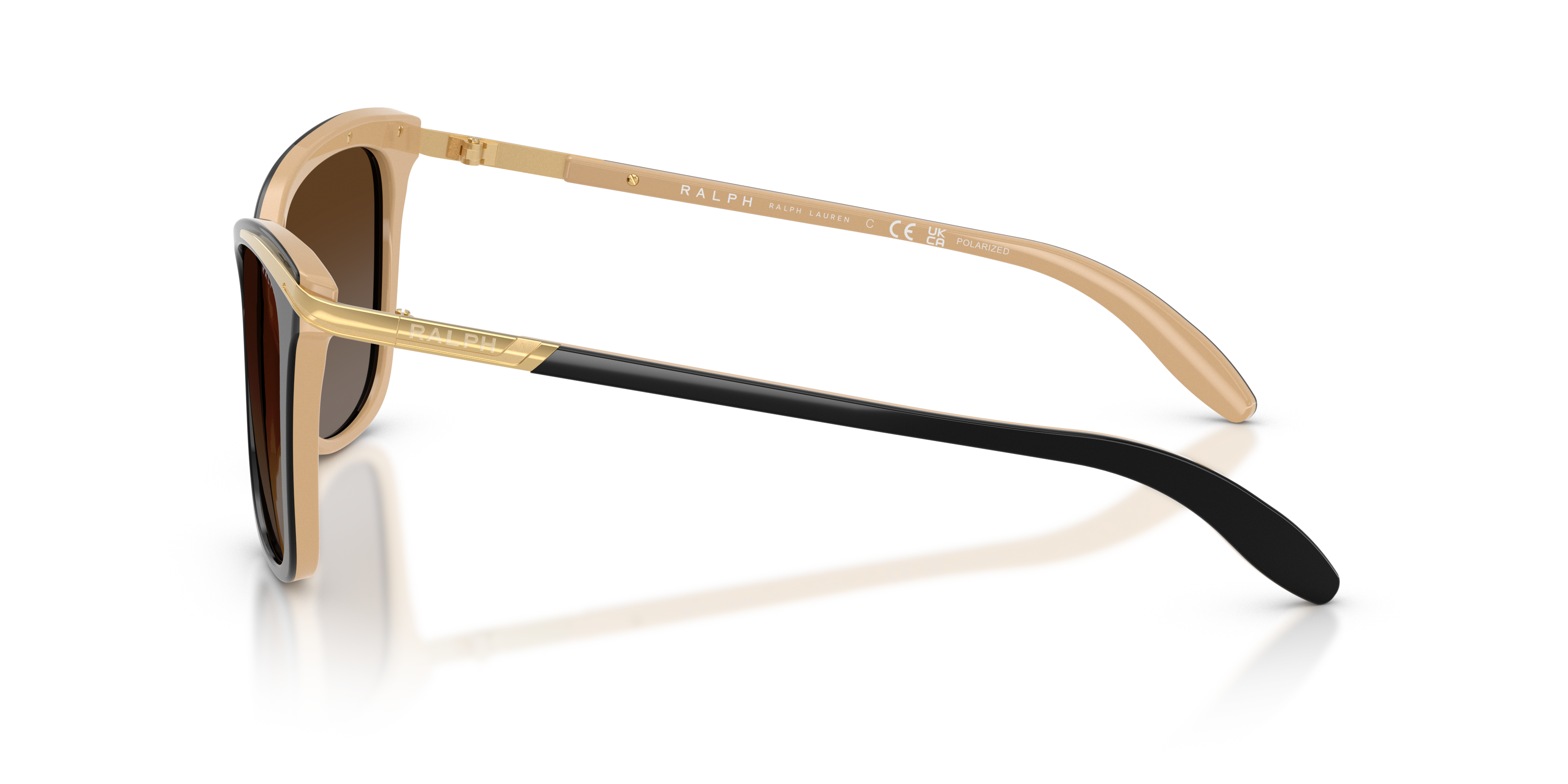 RA5203 Schwarz AcetatSunglass Frames von B24, Seitenansicht