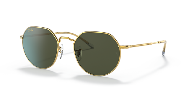 RB3565 Goud MetaalSunglass Frames van B24, Hoekweergave