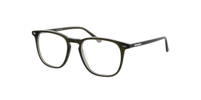 Noah Crystal Khaki AcetaatEyeglass Frames van B24, Hoekweergave