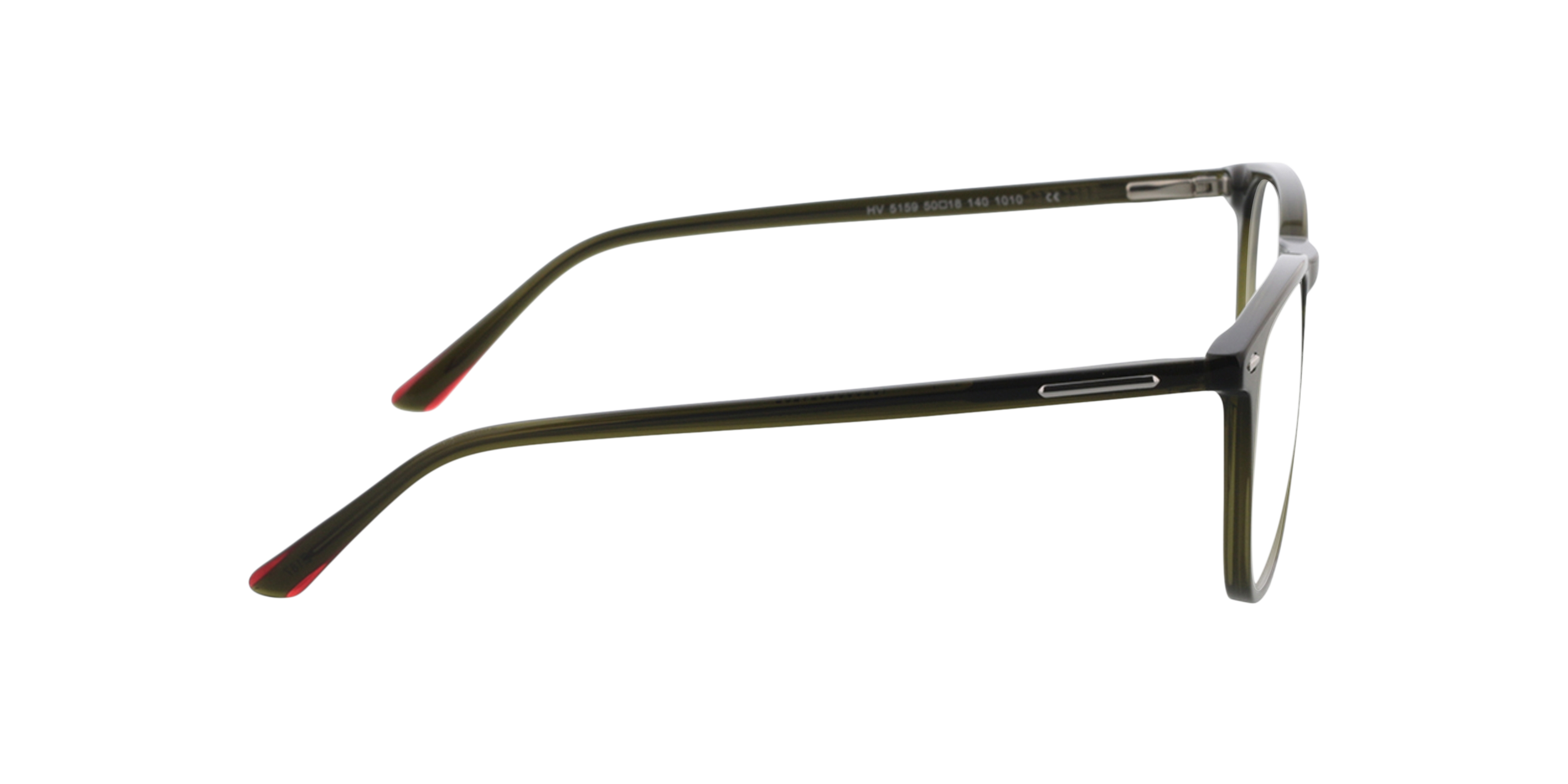 Noah Crystal Khaki AcetatEyeglass Frames von B24, Seitenansicht