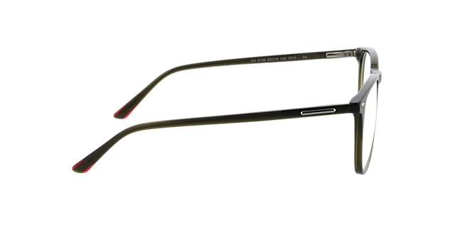 Noah Crystal Khaki AcetaatEyeglass Frames van B24, Zijaanzicht