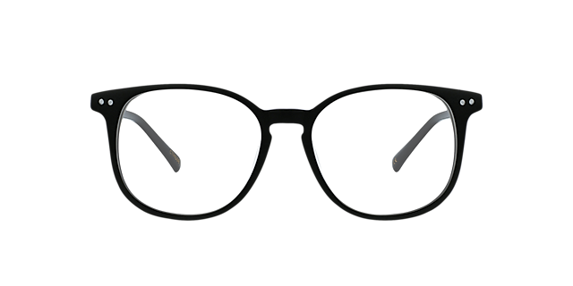 BARRON Jet Black AcetaatEyeglass Frames van B24, Vooraanzicht