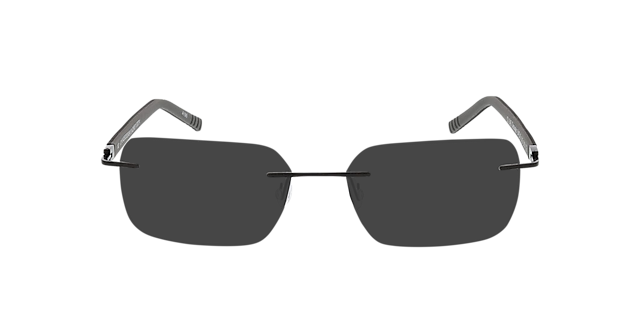 Clearwater Schwarz MetallEyeglass Frames von B24, mit getönten Gläsern