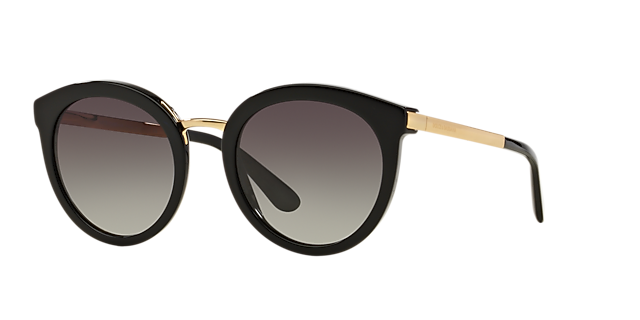 DG4268 Schwarz AcetatSunglass Frames von B24, Dreiviertelansicht