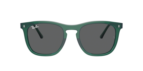 Ray-Ban - RB2210, Transparent Grün/Black/Transparent Brown, Größe: Large
