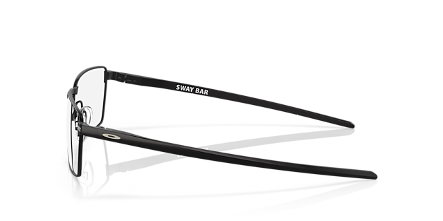 Sway Bar Satijnglans zwart TitaanEyeglass Frames van B24, Zijaanzicht