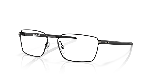 Sway Bar Satijnglans zwart TitaanEyeglass Frames van B24, Hoekweergave