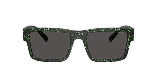 Arnette - AN4344, Herren, Matte Black/Gekko Green Splatter/Matte Black, Größe: Large