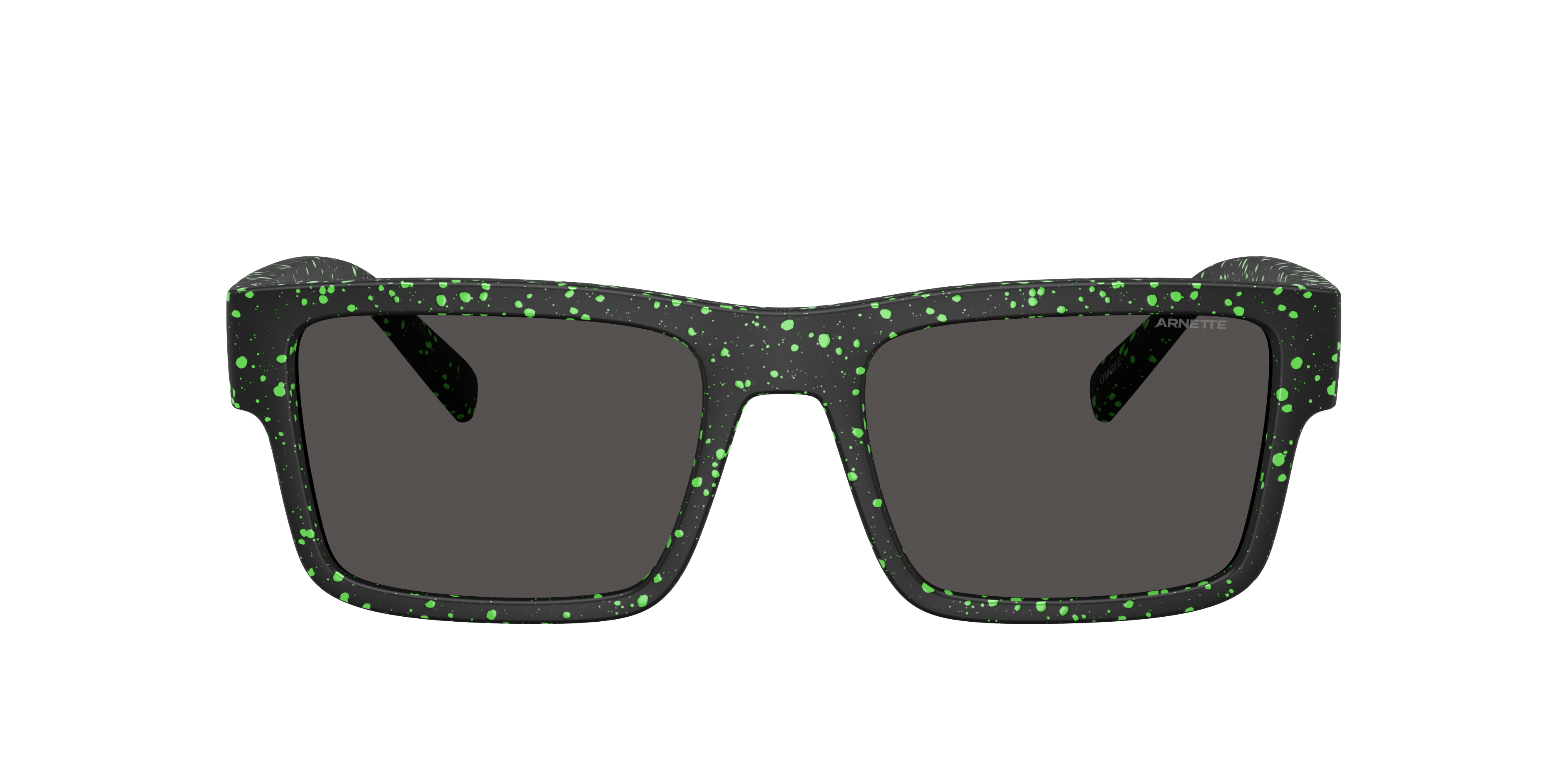 Arnette 7895653315457 Matte Black/gekko Green Splatter/matte Black, Size: Large