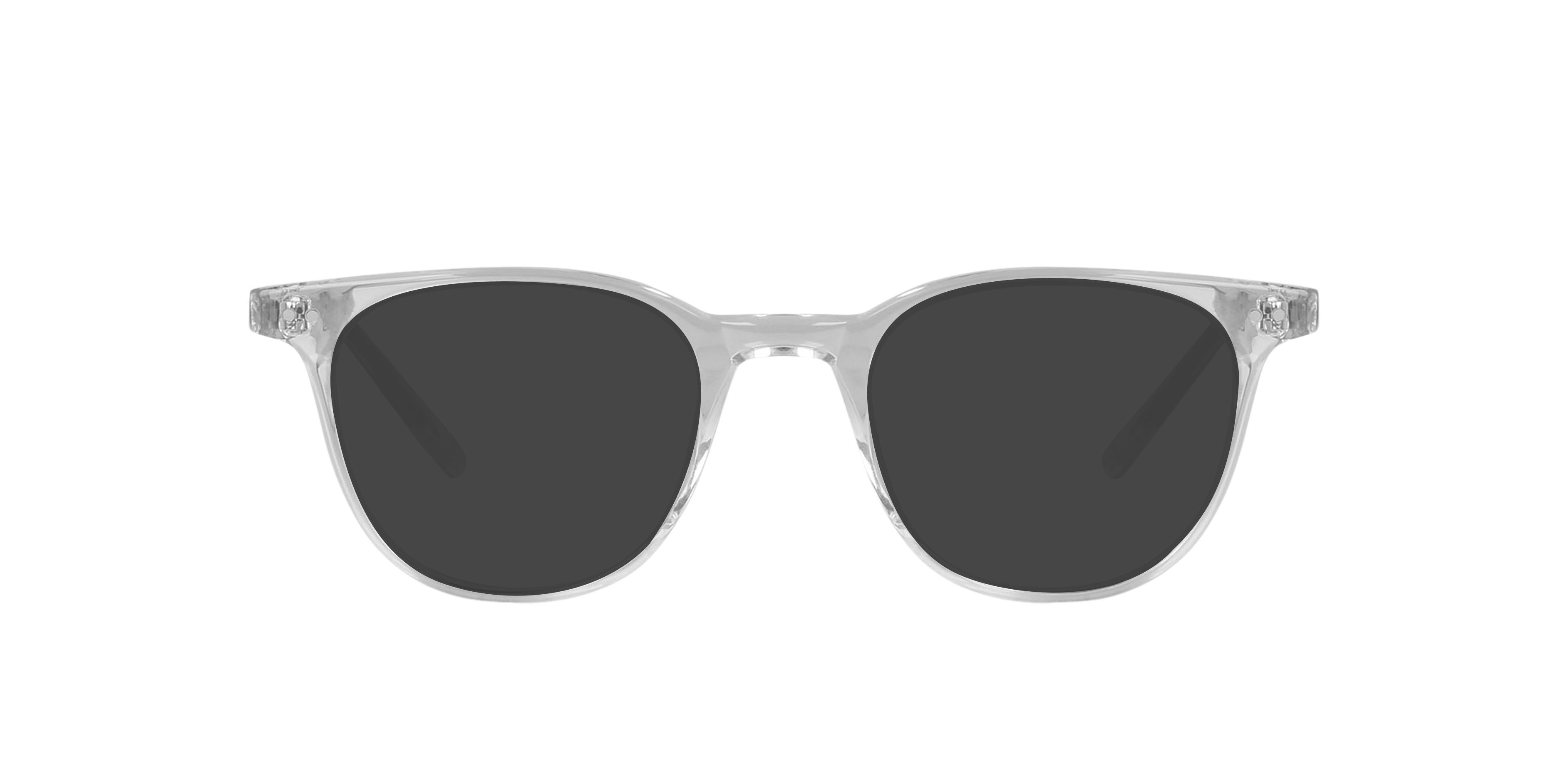 Burton White Crystal AcetatEyeglass Frames von B24, mit getönten Gläsern