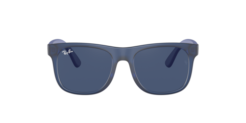 Ray-Ban - RB9069S, Herren, Blau transparent/Rubber Black/Transparent Grey, Größe: X-Small