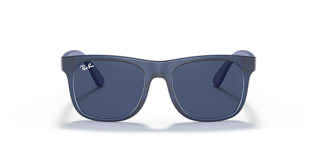 RB9069S Blau transparent KunststoffSunglass Frames von B24, Vorderansicht