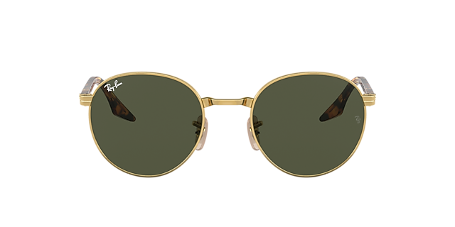 RB3691 Arista goud MetaalSunglass Frames van B24, met getinte lenzen