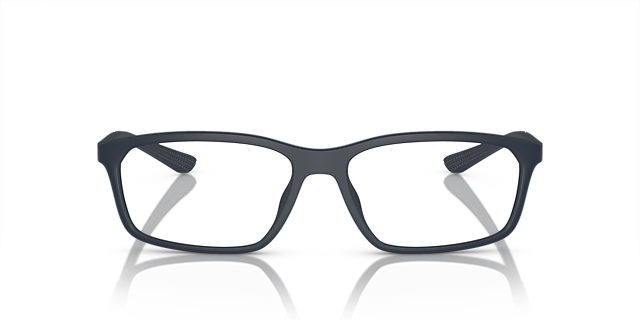 AX3108U Matt Blau KunststoffEyeglass Frames von B24, Vorderansicht