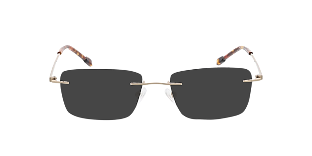 Freetown Hellgold MetallEyeglass Frames von B24, mit getönten Gläsern