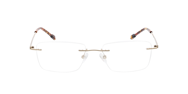 Freetown Hellgold MetallEyeglass Frames von B24, Vorderansicht