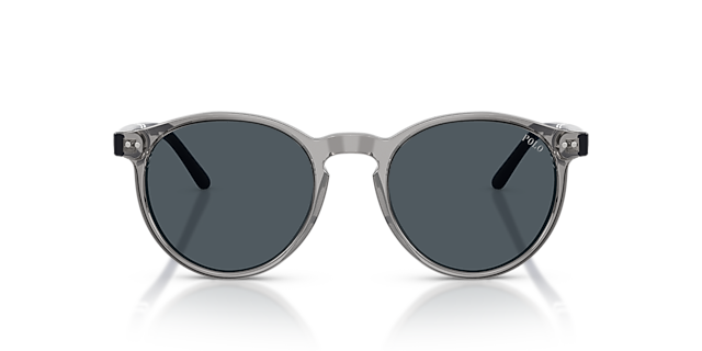 PH4236 Glanzend Transparant Grijs AcetaatSunglass Frames van B24, Vooraanzicht