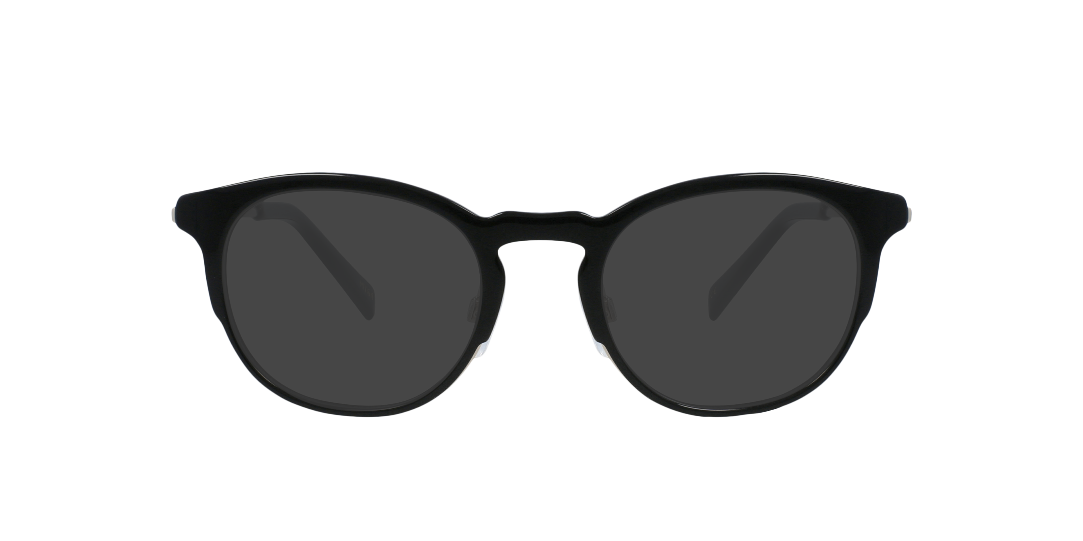 Noble Jet Black MetallEyeglass Frames von B24, mit getönten Gläsern