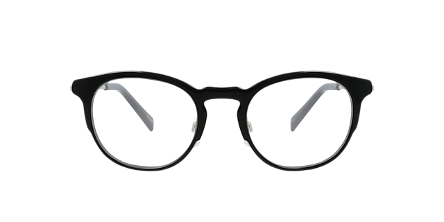 Noble Jet Black MetallEyeglass Frames von B24, Vorderansicht