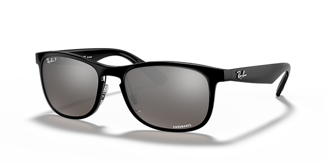 RB4263 Zwart KunststofSunglass Frames van B24, Hoekweergave