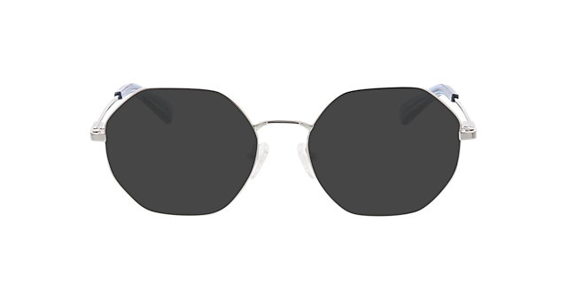 Istanbul Silber MetallEyeglass Frames von B24, mit getönten Gläsern